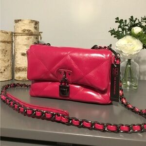 No Boundaries Hot Pink Convertible Shoulder & Crossbody Bag